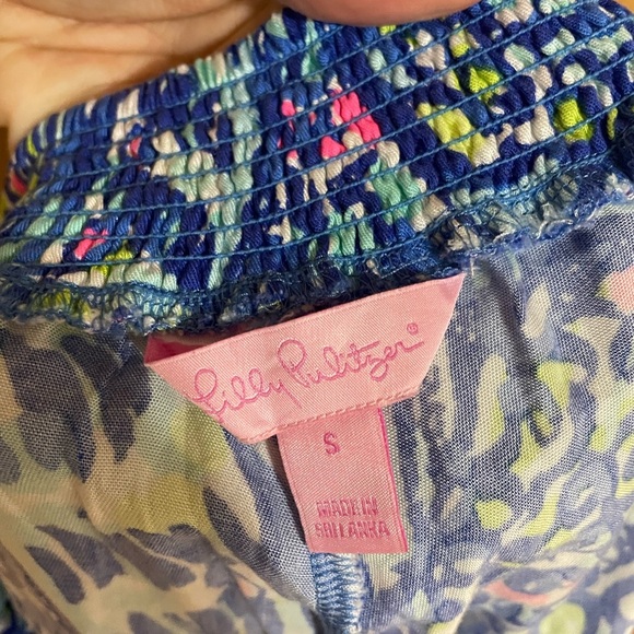 LILLY PULITZER-Women's Blue and White Shorts - Picture 5 of 6